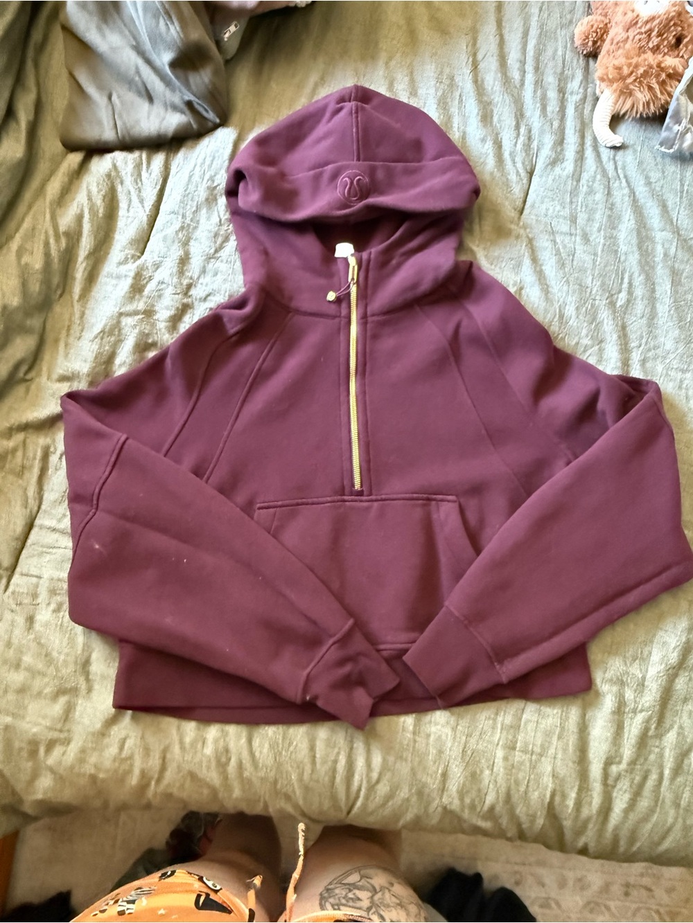 lululemon athletica Plum Half-Zip Hoodie